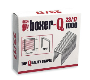 Zszywki Boxer 23/17 Galwanizowane 1000 Szt