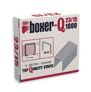 Zszywki Boxer 23/15 Galwanizowane 1000 Szt