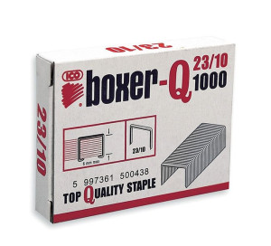 Zszywki Boxer 23/10 Galwanizowane 1000 Szt