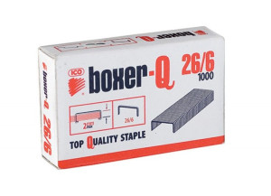 Zszywk Boxer 26/6 Galwanizowane 1000 Szt