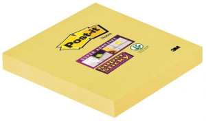 Karteczki Samoprzylepne Super Sticky 76x76mm 1x90 Kart. Żółte