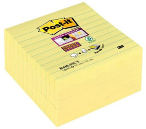 Karteczki Samoprzylepne Super Sticky Z-notes Xl W Linię 101x101mm 5x90 Kart