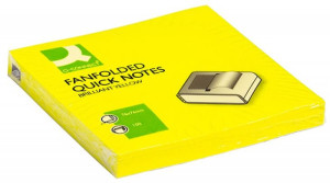 Bloczek Samoprzylepny Brilliant Z-notes 76x76mm 100 Kart. Neon, Żółty