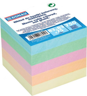 Kostka Nieklejona 83x83x75mm Mix Kolorów 6 Szt