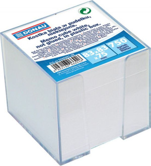 Kostka Nieklejona W Pudełku 92x92x82mm Biała 6 Szt