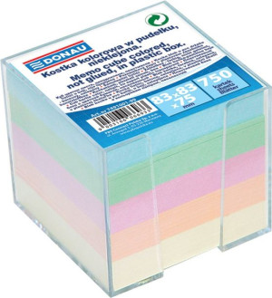 Kostka Nieklejona W Pudełku 92x92x82mm Mix Kolorów