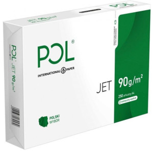 Papier Ksero Poljet A4 Klasa A 166cie 90gsm 2250 Ark.
