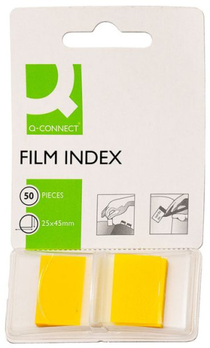 Zakładki Indeksujące Pp 25,4x43,7mm 50 Kart. Żółte