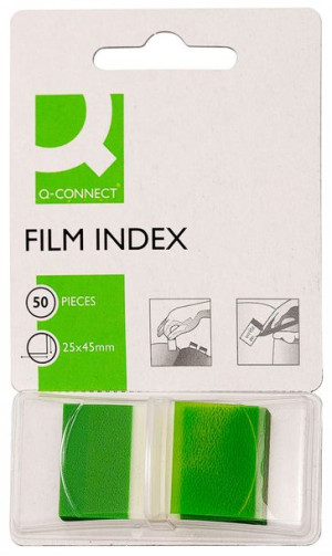 Zakładki Indeksujące Pp 25,4x43,7mm 50 Kart. Zielone