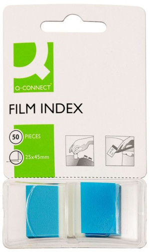 Zakładki Indeksujące Pp 25,4x43,7mm 50 Kart. Niebieskie