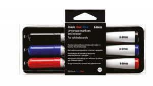 Zestaw Do Tablic Gąbka Niemagnetyczna I 3 Markery