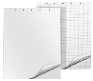 Blok Do Flipchartów Gładki 65x100cm 50 Kart. Biały