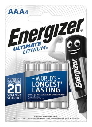 Bateria Ultimate Lithium Aaa L92 1,5v 4 Szt.