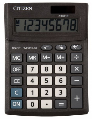 Kalkulator Biurowy Cmb801-bk Business Line 8-cyfrowy 137x102mm Czarny