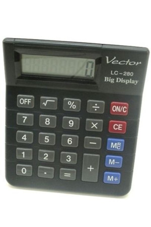 Kalkulator Biurowy Kav Lc-280 8-cyfrowy 103x121mm Czarny