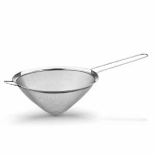 Sitko Stożkowe Ze Stali Nierdzewnej Gęste Sito 18 Cm