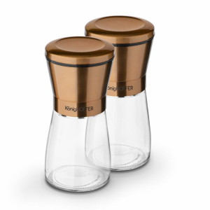 Zestaw 2 Młynków Do Przypraw Thor Różowe Złoto 170 Ml