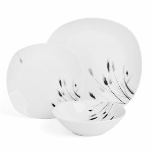 Komplet Talerzy Porcelanowych Miskant 18 El.