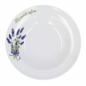 Talerz Głęboki Porcelanowy Roma Lawenda 24 Cm