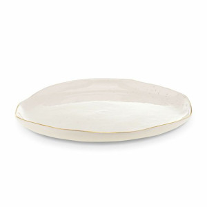 Talerz Obiadowy Porcelanowy Mavi Nordic 25 Cm
