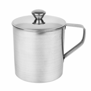 Kubek Stalowy Z Pokrywką 600 Ml