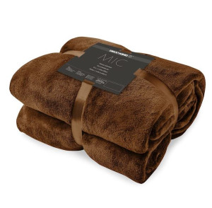 DecoKing Koc Zosia Mikrofibra Brązowy 70X150