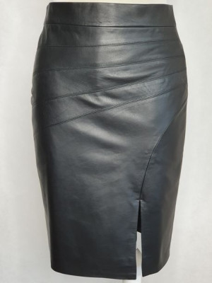Spódniczka spódnica skórzana r. XL skóra naturalna