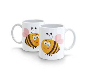 Kubek 300ml Zwierzątka Przedszkole Pszczółki v9