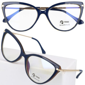 Okulary zerówki oprawki bluelight ERICA