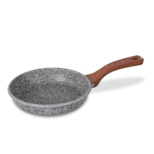 Patelnia granitowa PROMIS GRANITE  20 cm brązowa rączka