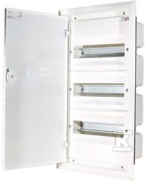 Rozdzielnica podtynkowa, drzwi metalowe, IP40, ERP12-3