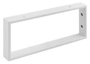 Wspornik / wieszak na ręcznik 35x15x4 cm  stal malowana, biały mat