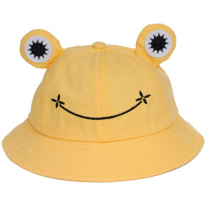 Kapelusz czapka rybacki żaba bucket hat żółty