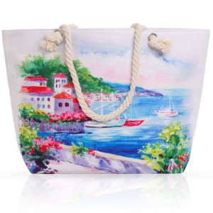Torba Plażowa Miejska Shopper Na Plażę T-005