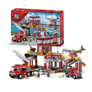 Posterunek Straży Pożarnej BLOCKI MyFireBrigade 881 elementów