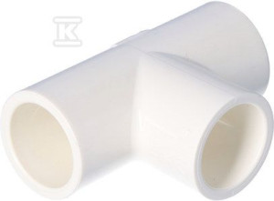 Trójnik równoprzelotowy KW/KW/KW PVC-U 1/2"