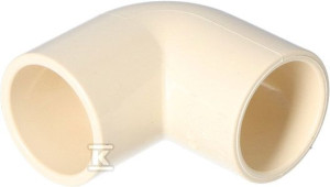 Kolano 90˚ KW/KW PVC-C 3/4"