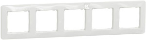Ramka 5-krotna, biały SEDNA DESIGN