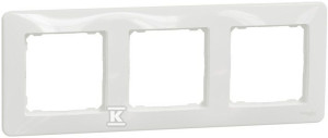 Ramka 3-krotna, biały SEDNA DESIGN
