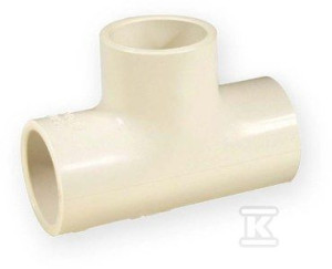 Trójnik równoprzelotowy KW/KW/KW PVC-C 1/2"