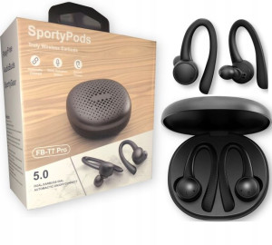 Słuchawki Bezprzewodowe Sportowe Wodoodporne Tws Bluetooth