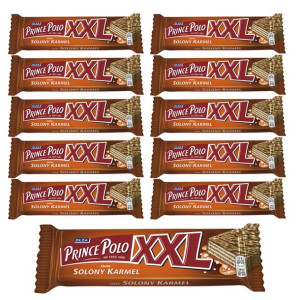 11x Prince Polo Słony Karmel Xxl Wafelek W Czekoladzie 50g