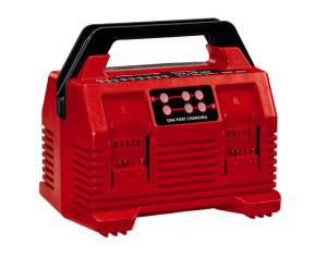 Einhell 2×2 Power X- Poczwórna Ładowarka 4a