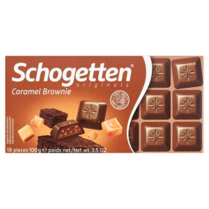 Schogetten Czekolada mleczna z nadzieniem brownie 100g