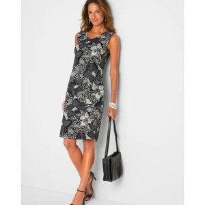Bonprix Casualowa Bawełniana Ołówkowa Sukienka W Kwiaty 44-46 938711