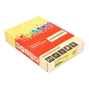 Papier Kolor Emerson 1 Ryza Cytrynowy A4 80 G/M2