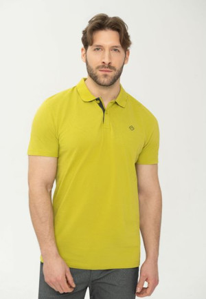 Męska Koszulka Polo Żółta Volcano T-lows 3xl