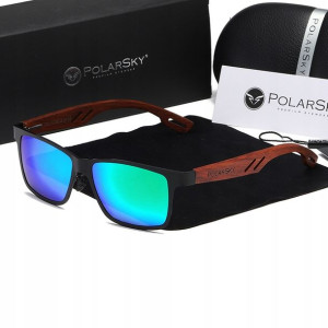 Okulary przeciwsłoneczne POLARSKY drewno BUBINGA