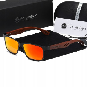Okulary przeciwsłoneczne POLARSKY drewno BUBINGA