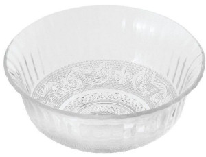Salaterka Szklana Zdobiona Domotti 17 Cm
